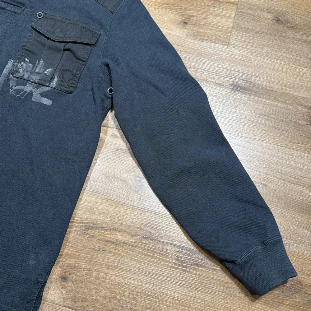 Polo Ralph Lauren Men's LARGE Bleecker Cup Navy Long Sleeve‎ Rugby Special Issue